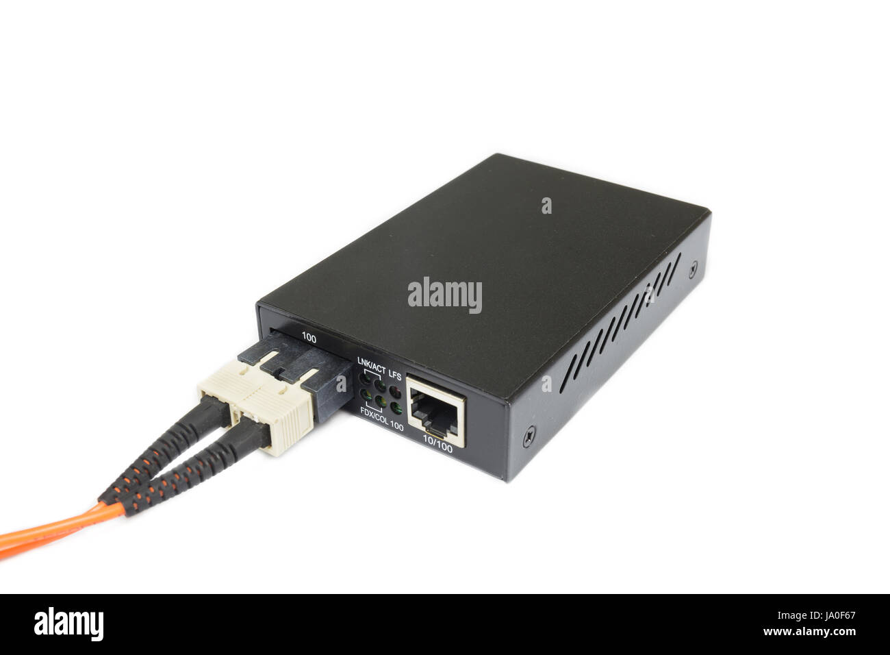 Convertisseur Fibre Optique Rj45 Comment ça Marche Rj45 connector Banque de photographies et d'images à haute résolution - Alamy