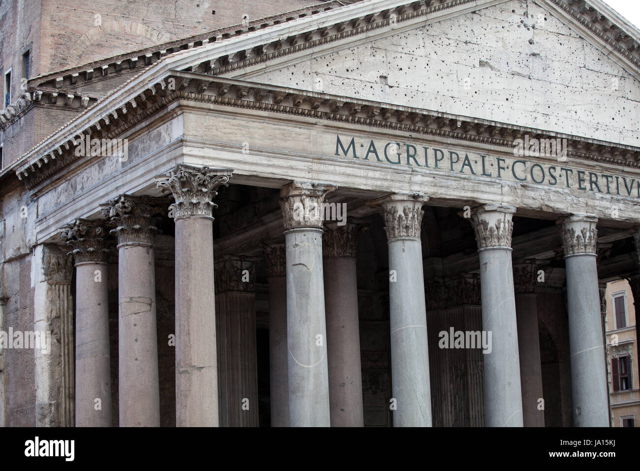 Rome, roma, façade, colonne, Panthéon, les voyages, l'architecture, de l'église, temple, Banque D'Images