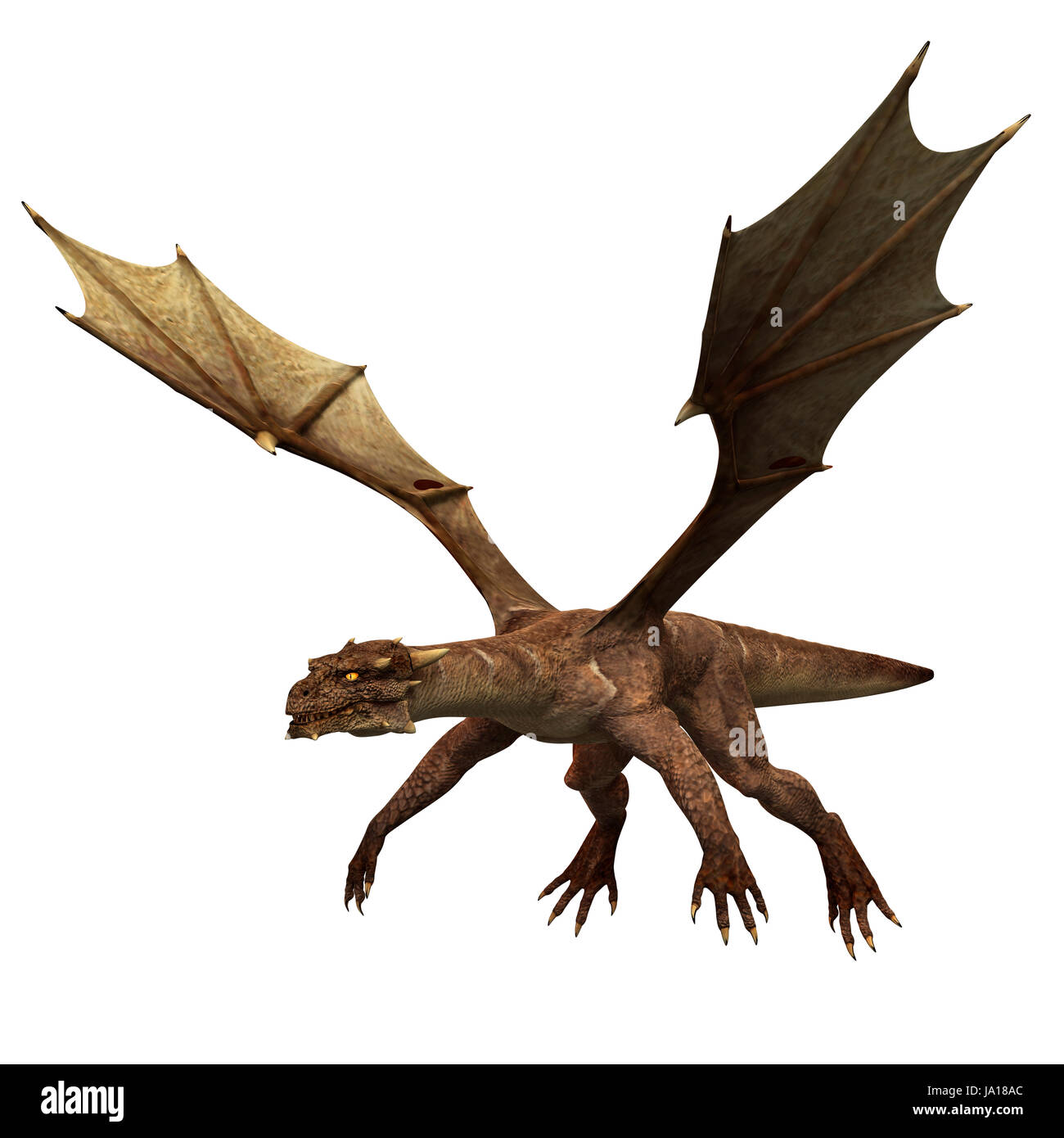 Isolée, la fantaisie, la peur, l'illustration, créature, mauvais, peccant, méchamment, le mal, Banque D'Images