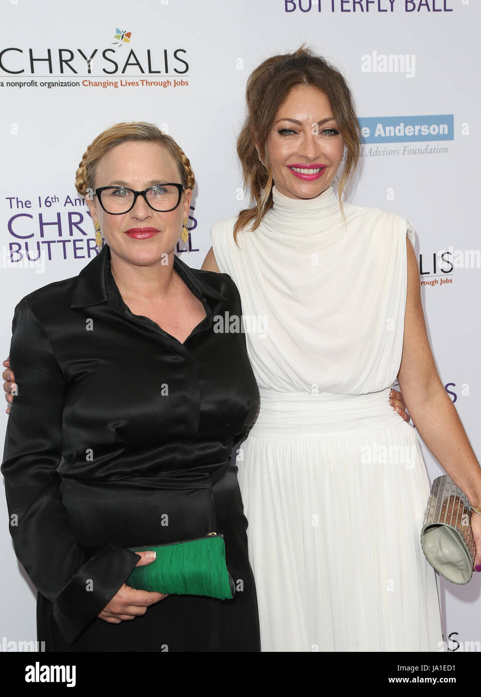 BRENTWOOD, CA 03 Juin- Patricia Arquette, Rebecca, Gayheart-Dane au 16e Congrès annuel de Chrysalis Butterfly Ball en résidence privée, Californie le 03 juin 2017. Credit : Faye Sadou/MediaPunch MediaPunch Crédit : Inc/Alamy Live News Banque D'Images