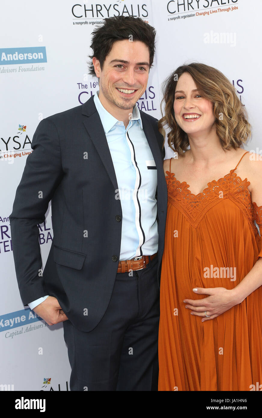 Brentwood, CA, USA. 3 juin, 2017. 03 juin 2017 - Brentwood, Californie - Ben Feldman, Michelle Mulitz. ''16Th Annual Chrysalis Butterfly Ball tient à une résidence privée. Crédit photo : F. Sadou/AdMedia Crédit : F. Sadou/AdMedia/ZUMA/Alamy Fil Live News Banque D'Images