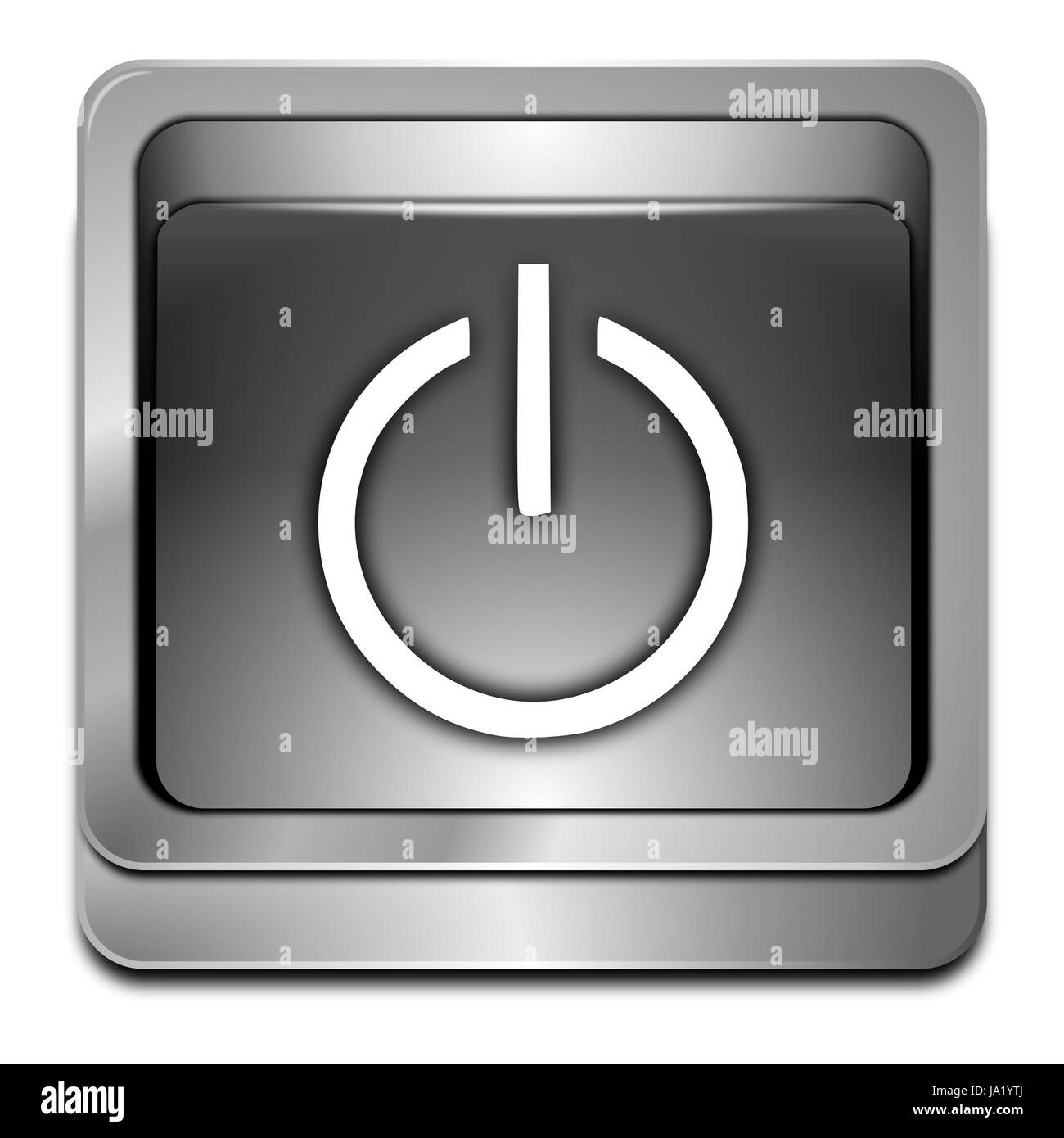 Appuyez sur sign Banque D'Images