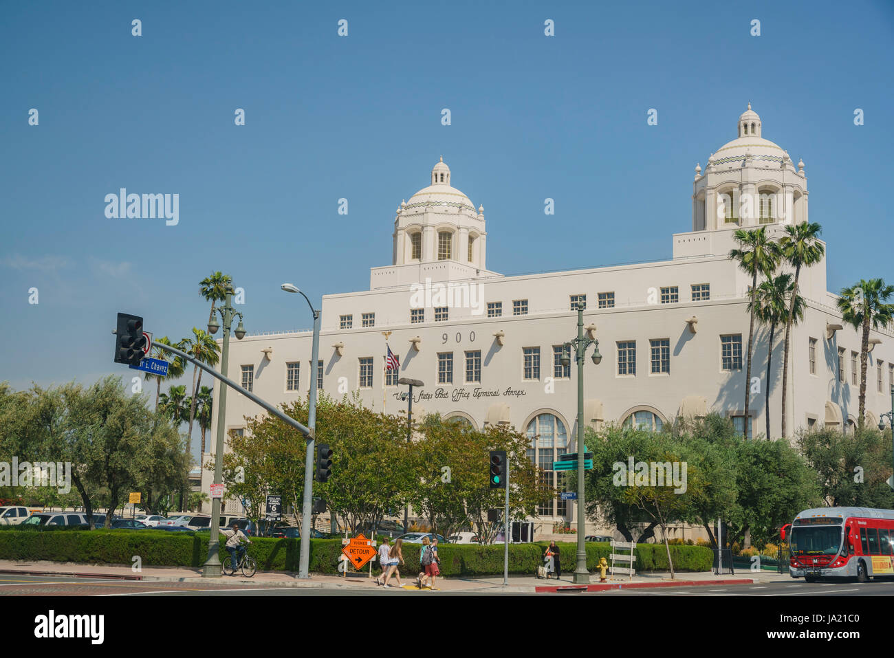 Los Angeles, 11 avril : Le Office-Los Terminal Post Angeles Annexe le Avr 11, 2017 at Los Angeles Banque D'Images