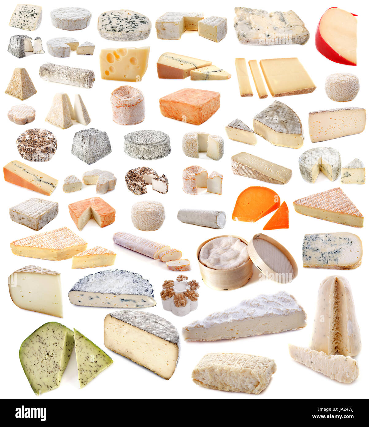 Le fromage, variété, spécialité, fromage de chèvre, de l'alimentation, aliment, poivre, studio, matières, Banque D'Images