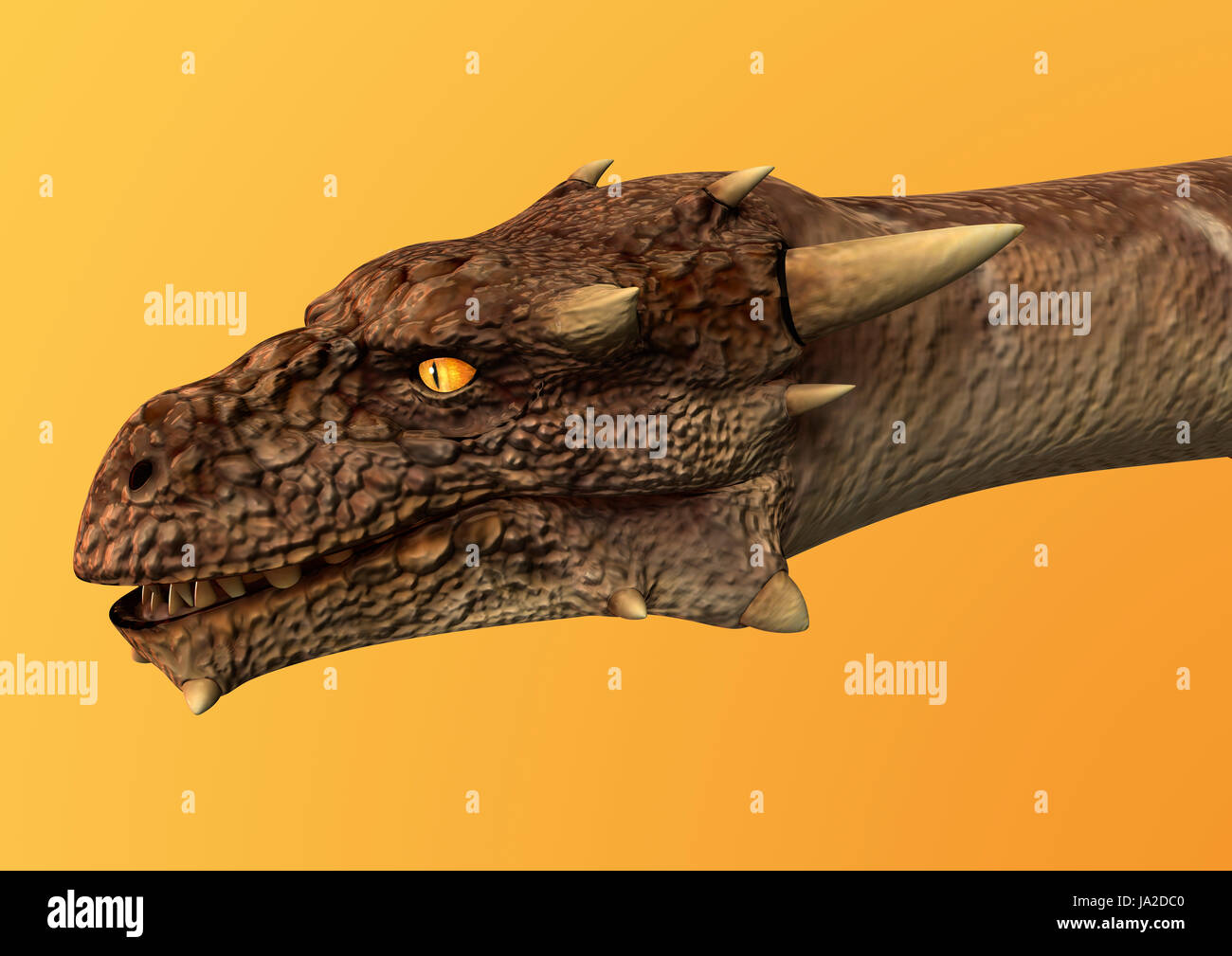 Isolée, la fantaisie, la peur, l'illustration, créature, mauvais, peccant, méchamment, le mal, Banque D'Images