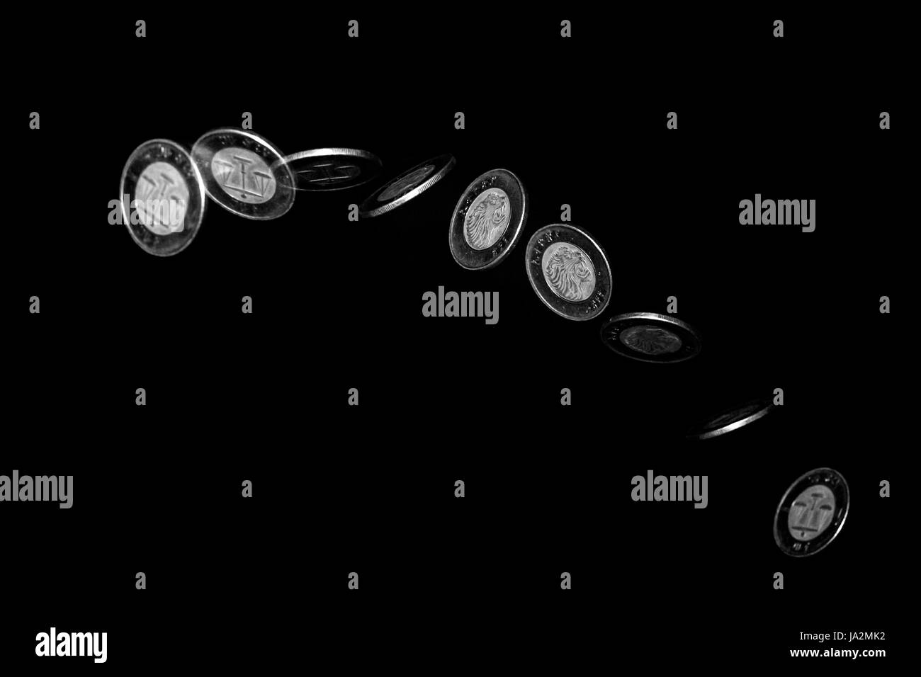 Effet stroboscopique Banque d'images noir et blanc Alamy