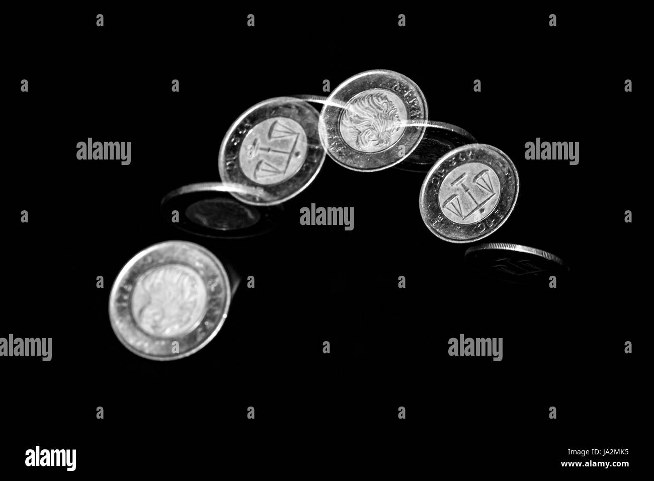 Effet stroboscopique Banque d'images noir et blanc Alamy