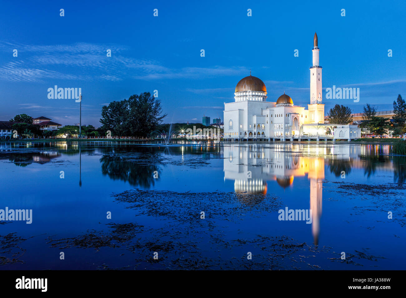 La mosquée Salam comme en Malaisie. Banque D'Images