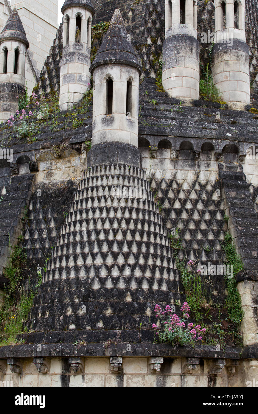 Valley, abbaye, fumée, tabac, fume, fume, tour, voyages, religieux, église, Banque D'Images