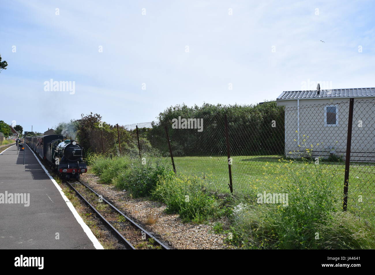 Hythe Dymchurch Railway 2017 Dormeur Banque D'Images