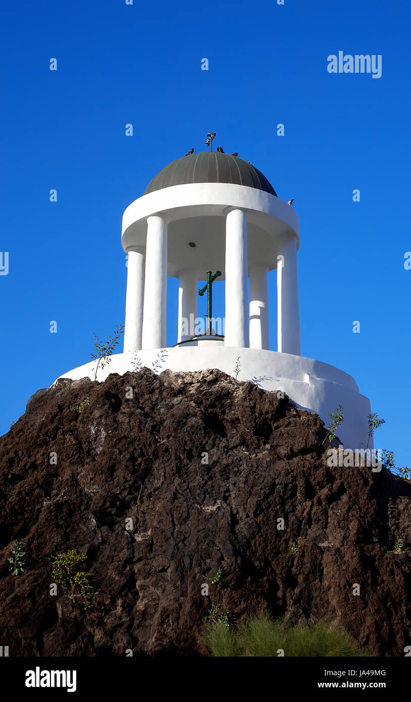 Rocher du moine, El Peñón del Fraile, Puerto de la Cruz, Tenerife, Îles Canaries, Espagne Banque D'Images