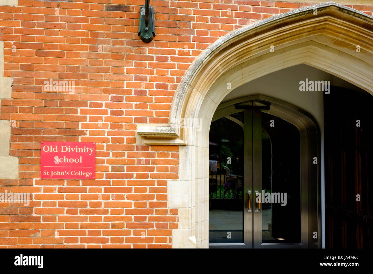 L'ancienne école de théologie au St John's College, Cambridge, Angleterre. Banque D'Images
