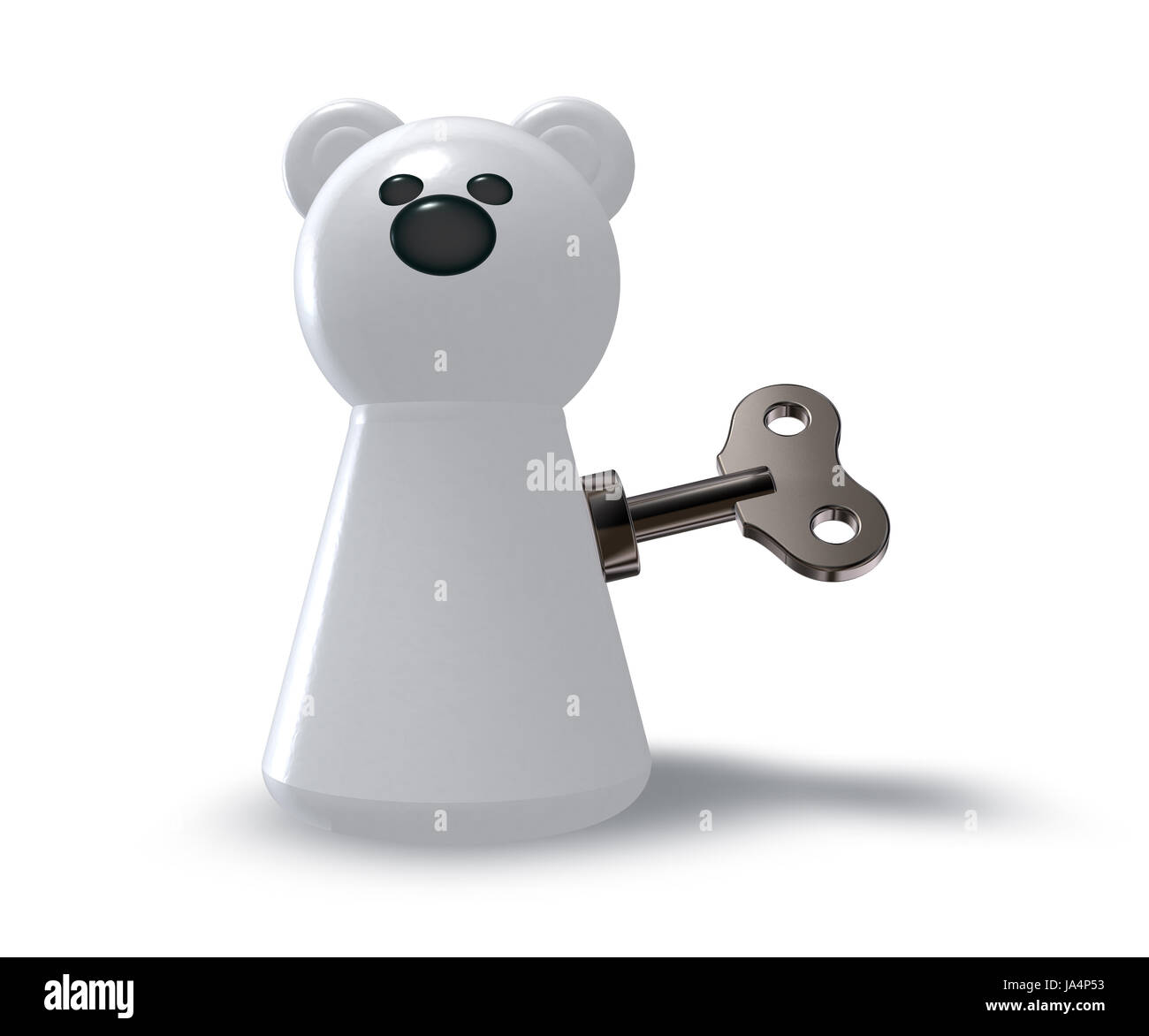 L'ours polaire à soulever Banque D'Images