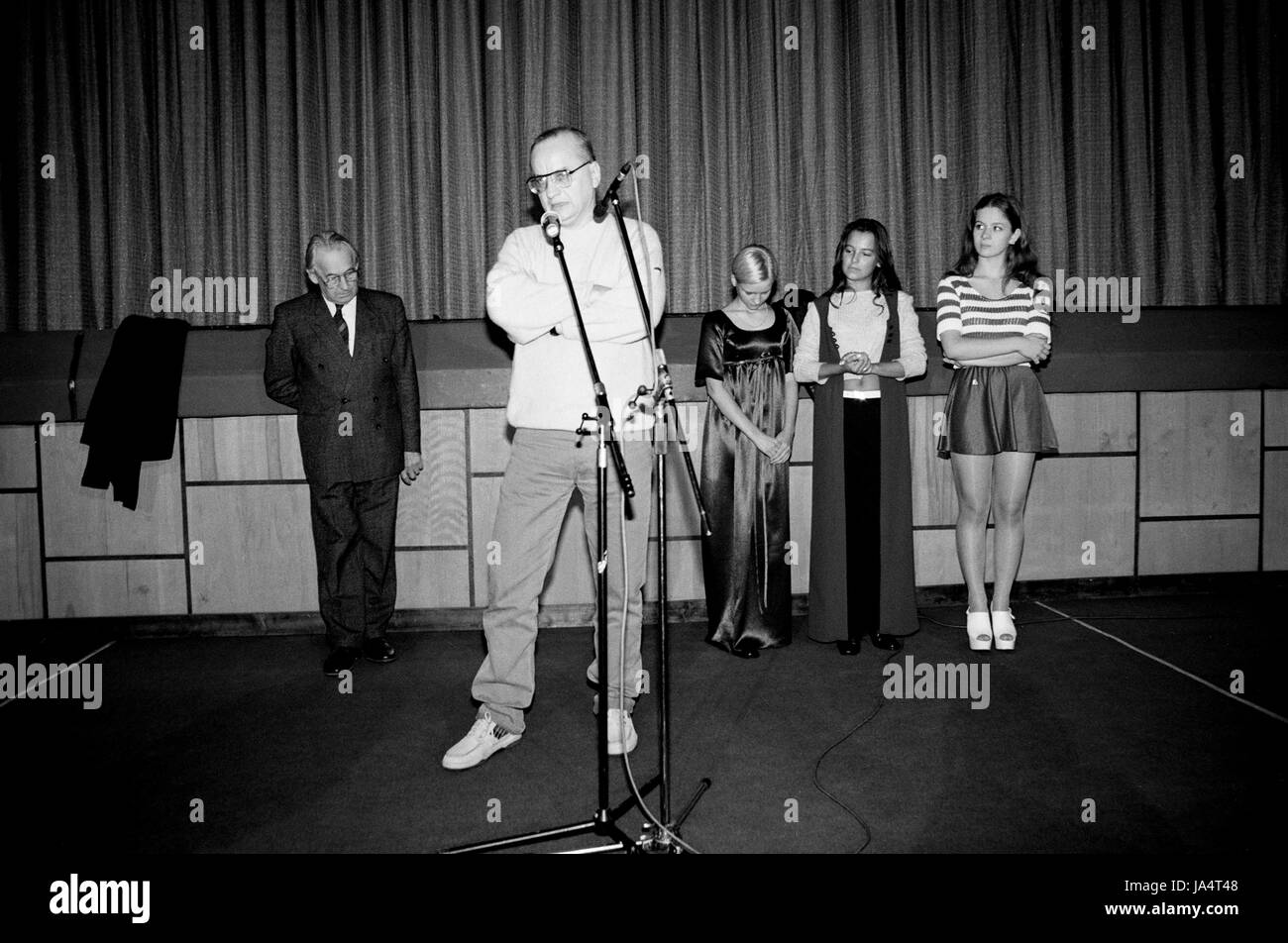 Panna Nikt, Tomasz Tryzna, Miss Nobody - le roman de Tom Tryzna, publié en 1994, en 1996, projeté par Andrzej Wajda.photo Kazimierz Jurewicz Banque D'Images