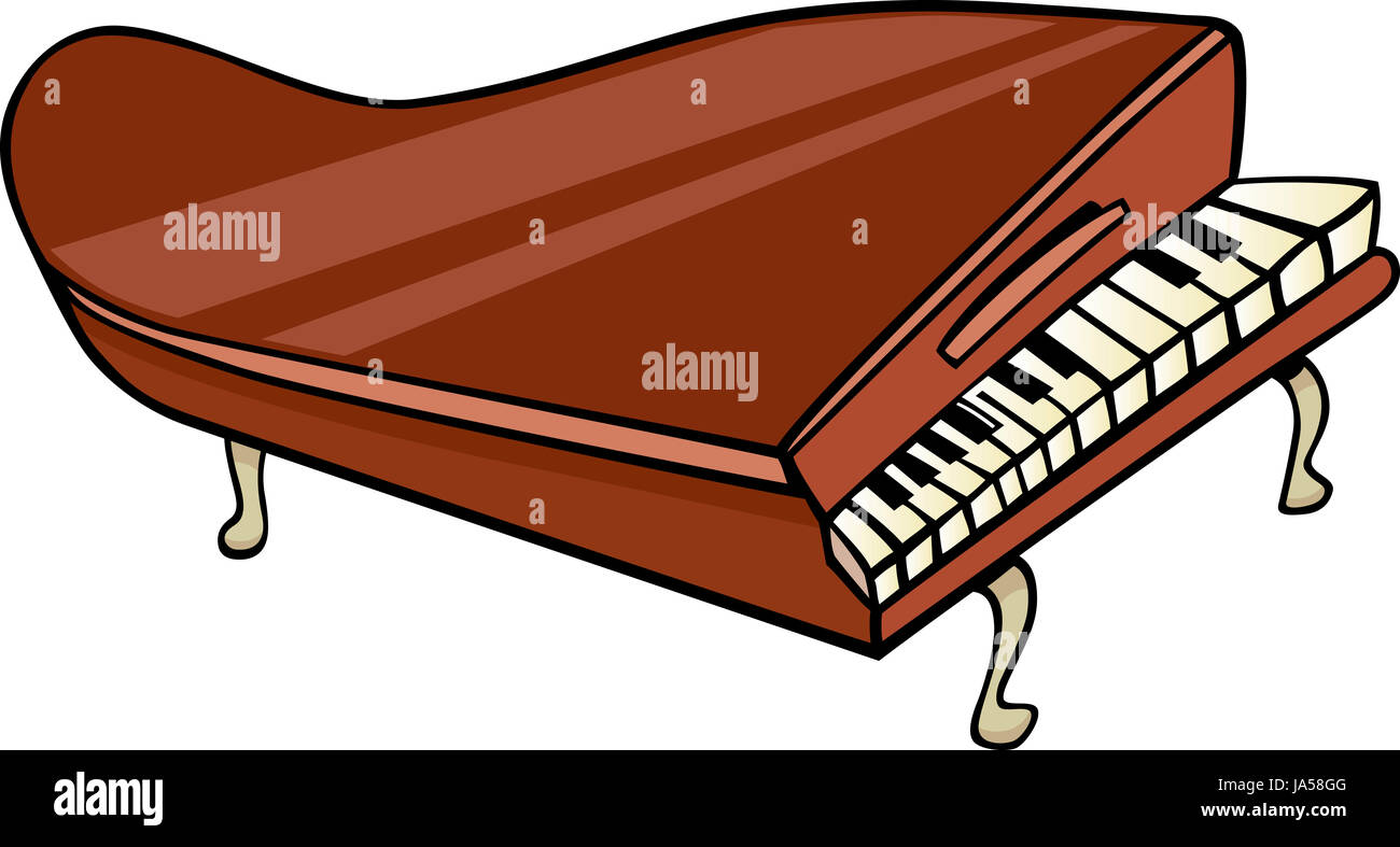 Objet La Musique L Art La Bande Dessinee Graphique Illustration Piano Dessin Photo Photo Stock Alamy