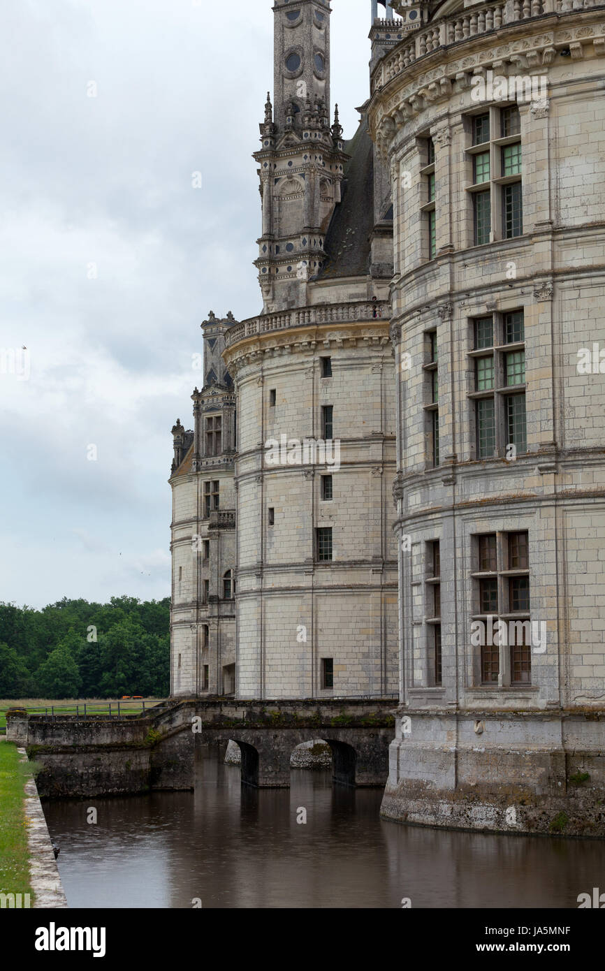 France, vallée, palais, château, Château, tour, historique, grand, grand, Banque D'Images
