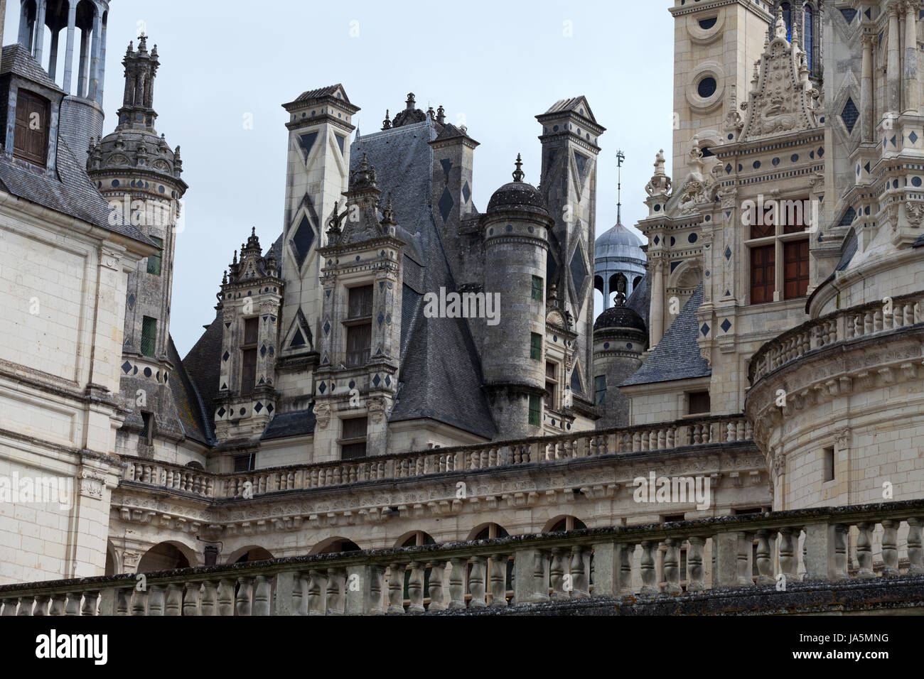 France, vallée, palais, château, Château, tour, historique, grand, grand, Banque D'Images