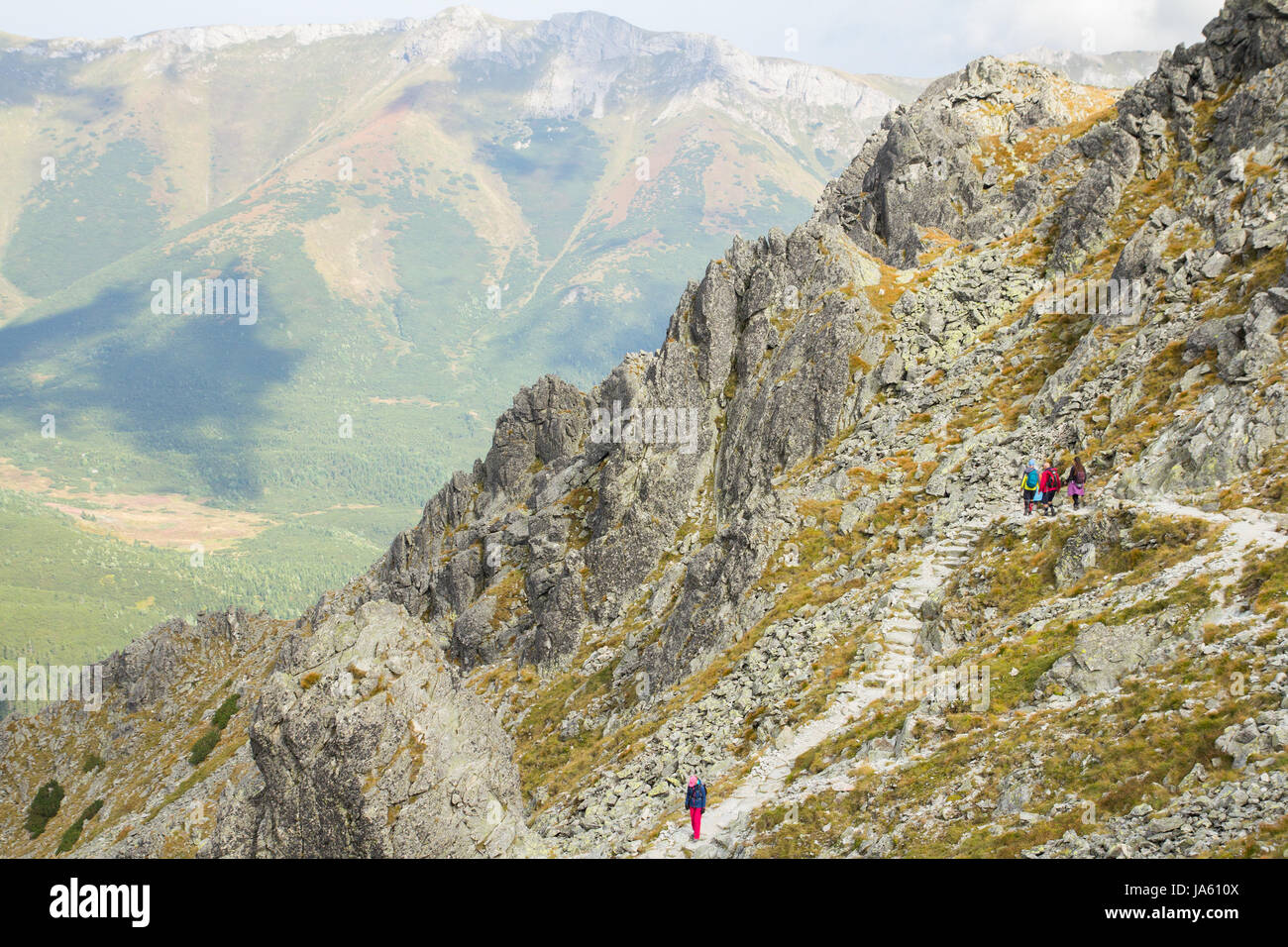 Paysage de montagne dans la région de Hautes Tatras Banque D'Images