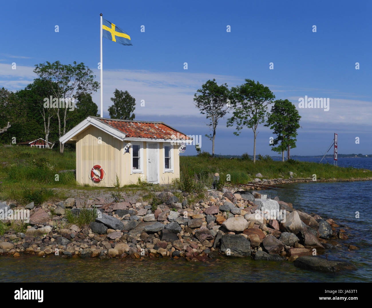 La Suède, l'eau, de la mer Baltique, l'eau salée, la mer, océan, Stockholm, Stockholm, isle, Banque D'Images