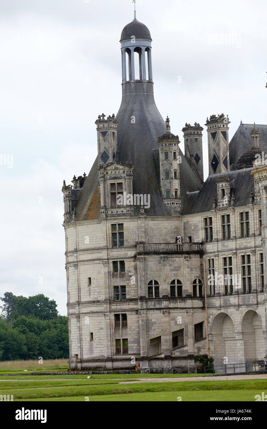 France, vallée, palais, château, Château, tour, royal, historiques, grand, grand, Banque D'Images