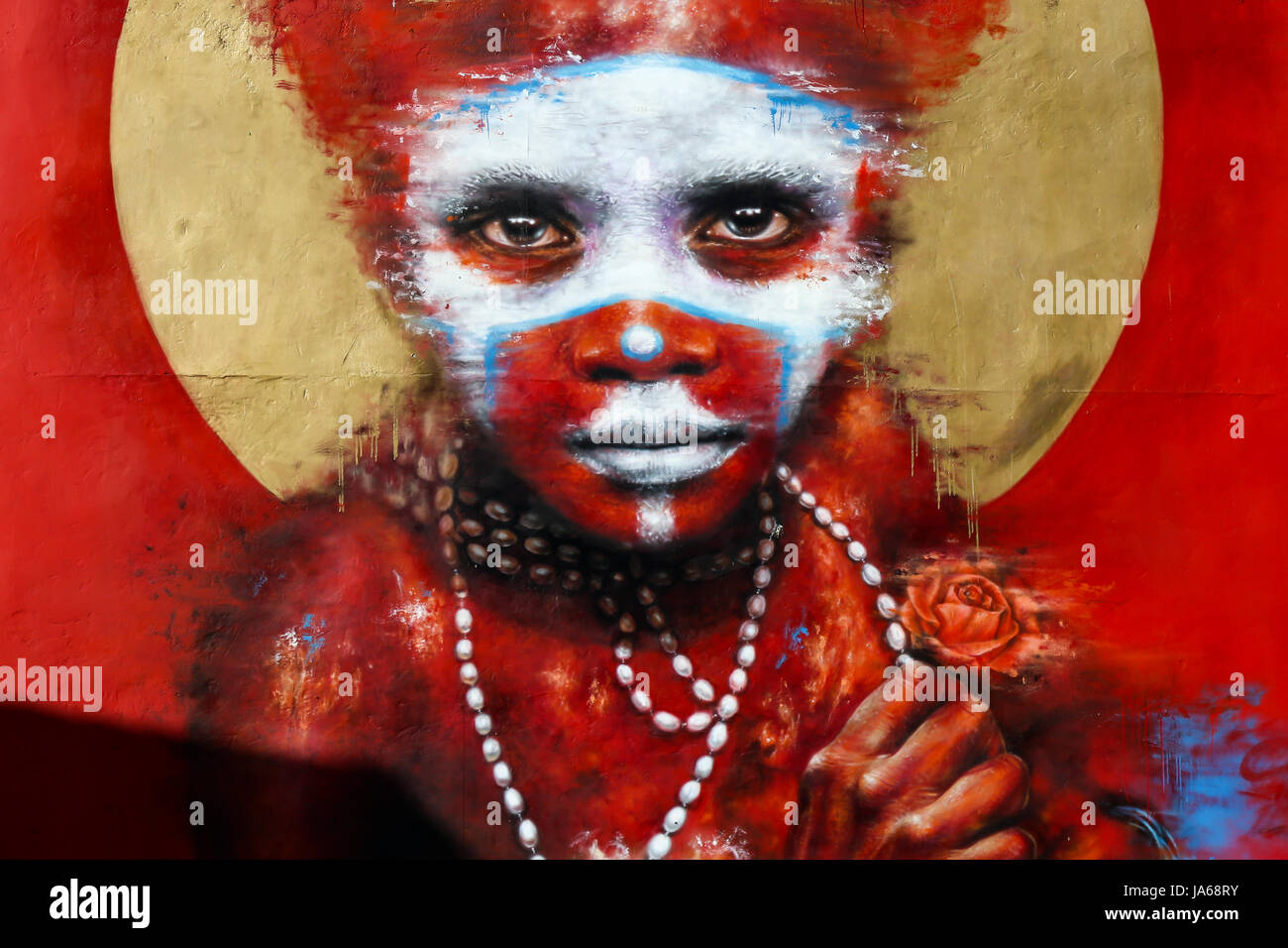 Street Art Par Dale Grimshaw. Banque D'Images