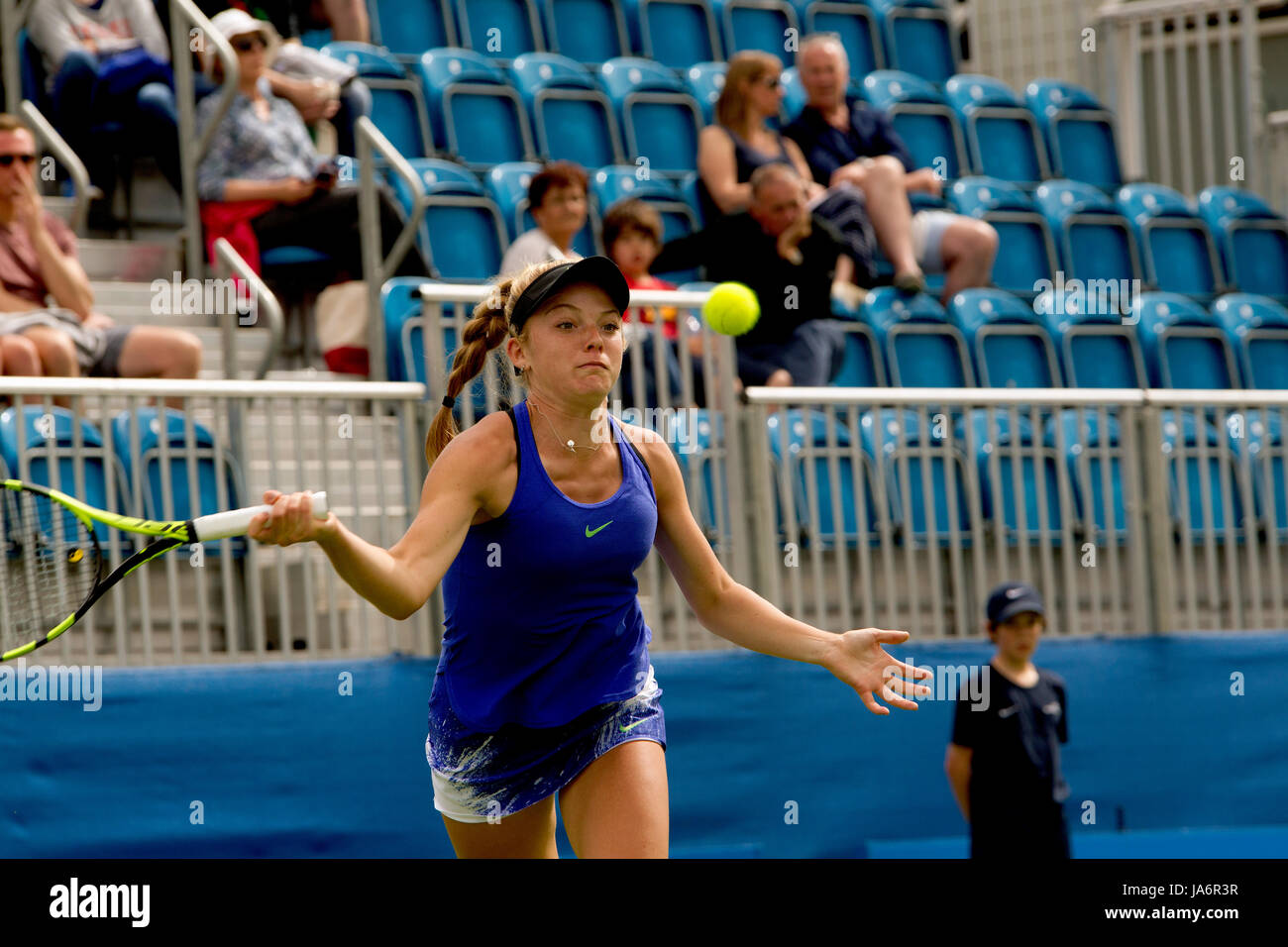 Londres, Royaume-Uni. 04 Juin, 2017. 04 juin 2017 Angleterre Londres : Katie Swan lors du Trophée Surbiton Aegon le 04 juin 2017 à Londres Angleterre Crédit : Tom Smeeth/Alamy Live News Banque D'Images
