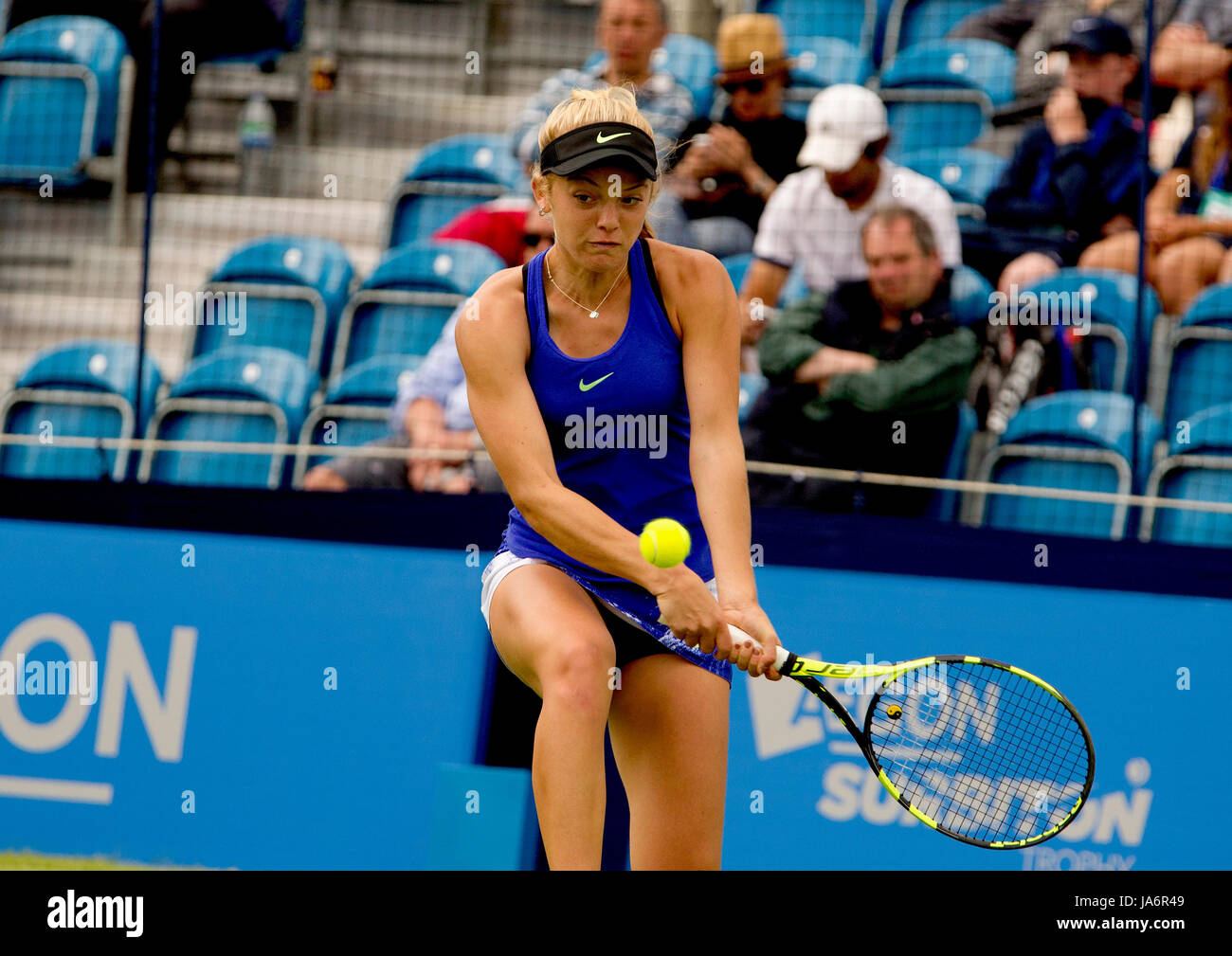 Londres, Royaume-Uni. 04 Juin, 2017. 04 juin 2017 Angleterre Londres : Katie Swan lors du Trophée Surbiton Aegon le 04 juin 2017 à Londres Angleterre Crédit : Tom Smeeth/Alamy Live News Banque D'Images