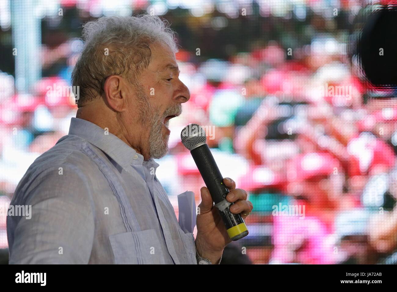 Maceio, Brésil. Août 23, 2017. Luiz Inacio Lula da Silva est l'ancien président du Brésil en mouvement pour le Brésil de Lula, à l'Fênix Club à Maceió, le mercredi, 23. Brésil : Crédit Photo Presse/Alamy Live News Banque D'Images