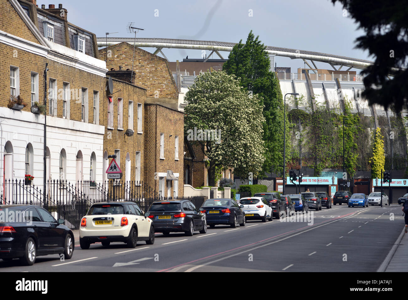 L'Oval Cricket Ground, London Banque D'Images