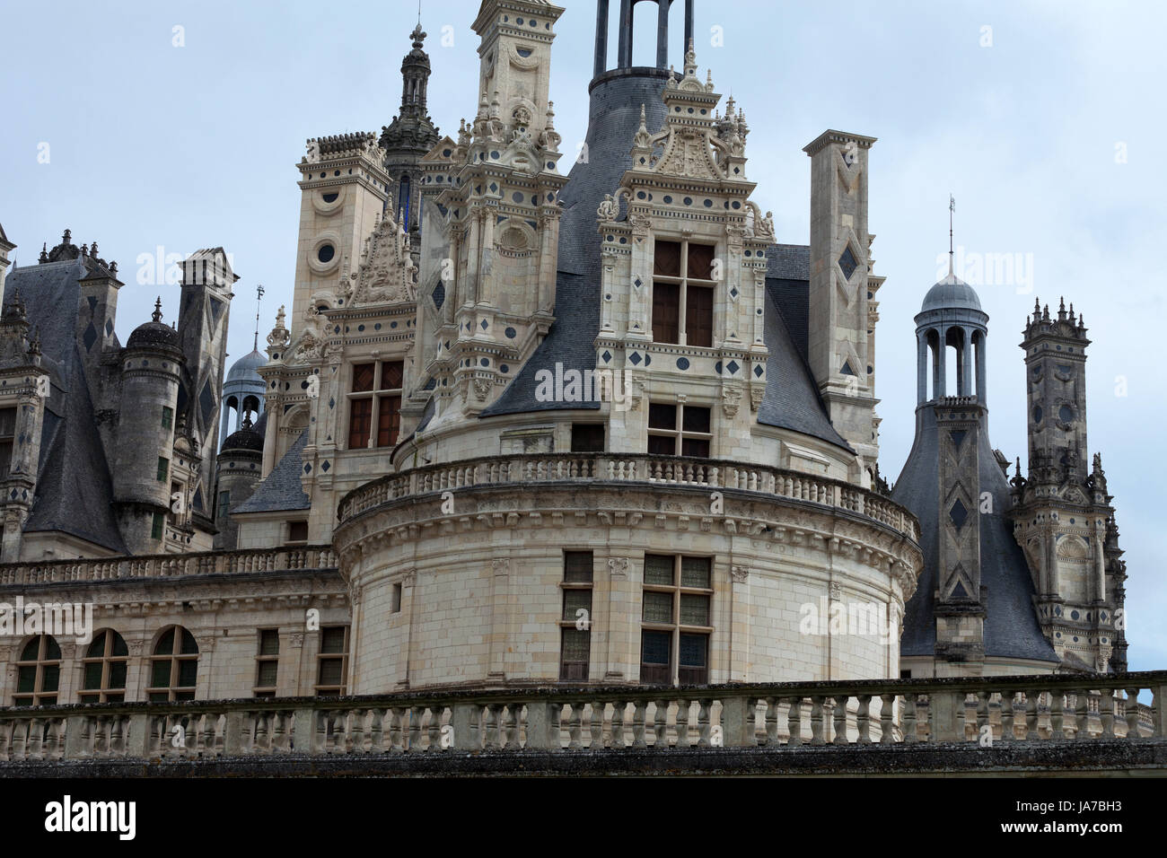 France, vallée, le style de la construction, de l'architecture, de style architectural, Banque D'Images