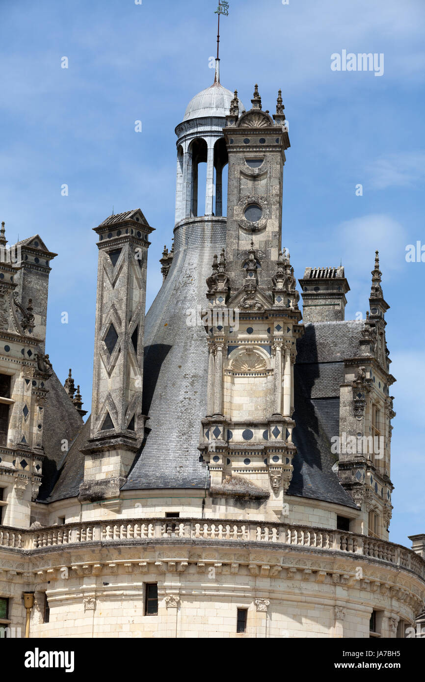 France, vallée, le style de la construction, de l'architecture, de style architectural, Banque D'Images