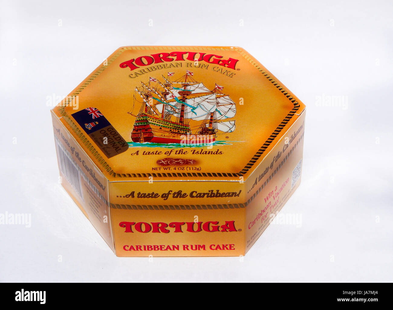 L'emballage de Tortuga au rhum des Caraïbes Banque D'Images