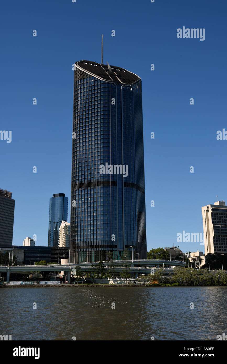 Brisbane, Australie : 1 William Street Building, centre administratif du gouvernement de l'État du Queensland Banque D'Images