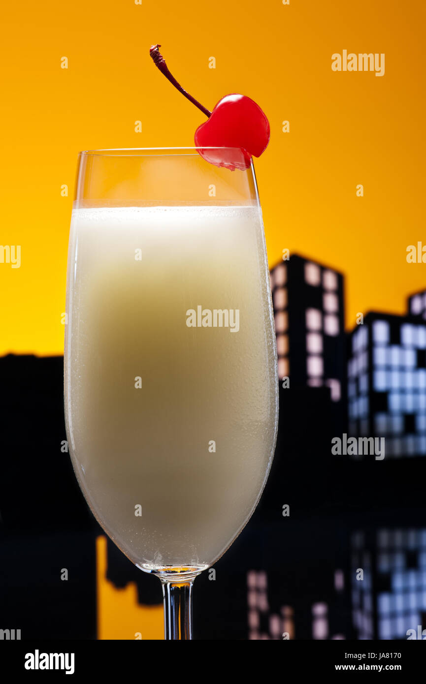 Restaurant, bar, taverne, bleu, verre, calice, tumbler, Metropolis, verre, Banque D'Images