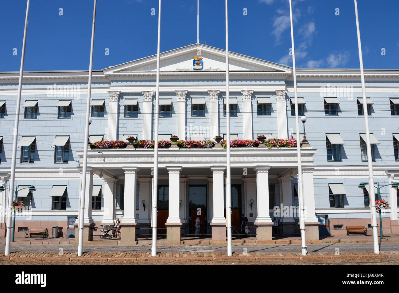 Hôtel de ville, capitale, Scandinavie, Finlande, Helsinki, l'administration, l'assemblée, Banque D'Images