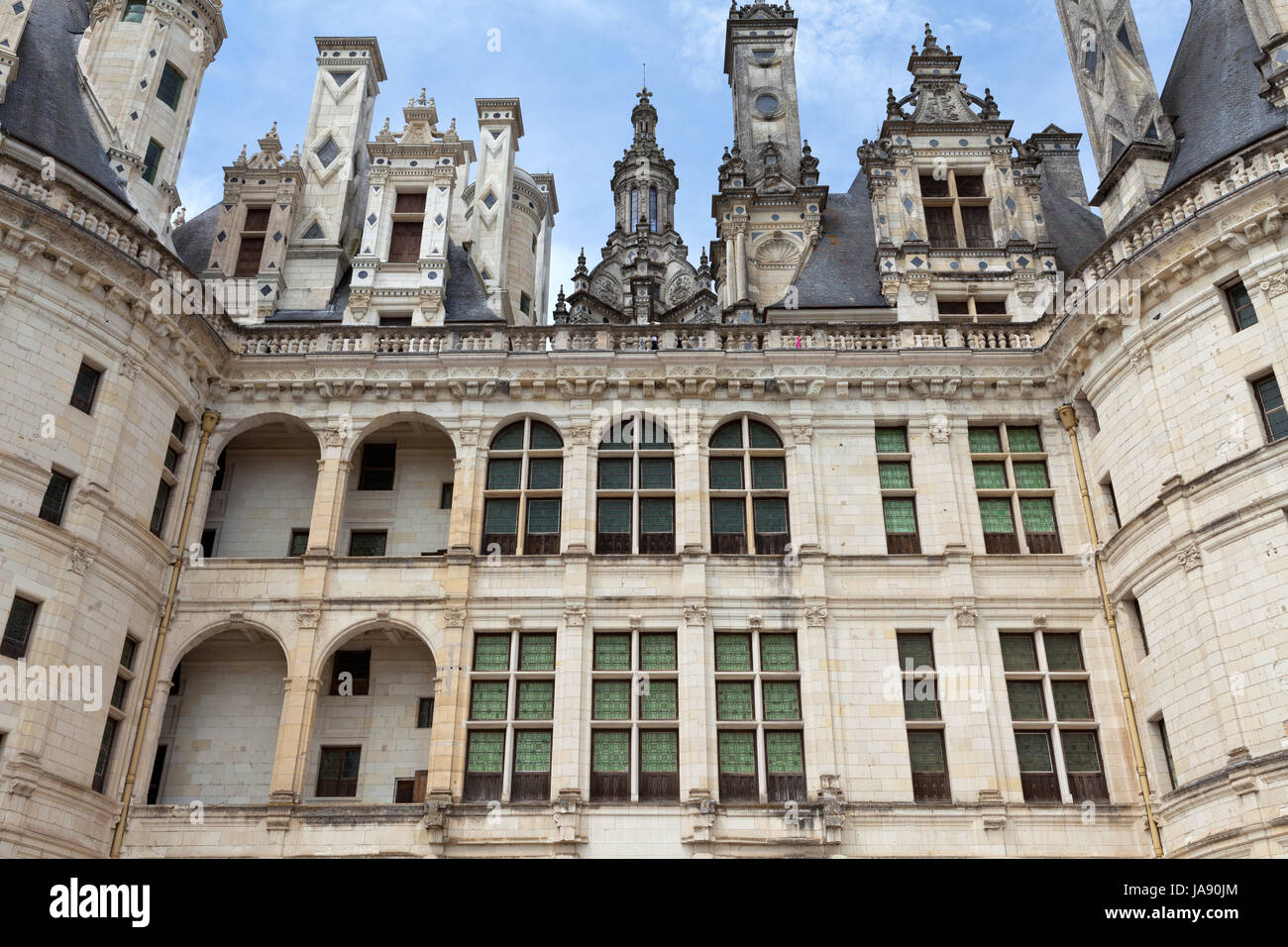 France, vallée, château, Château, tour, historique, grand, grand, énorme, Banque D'Images