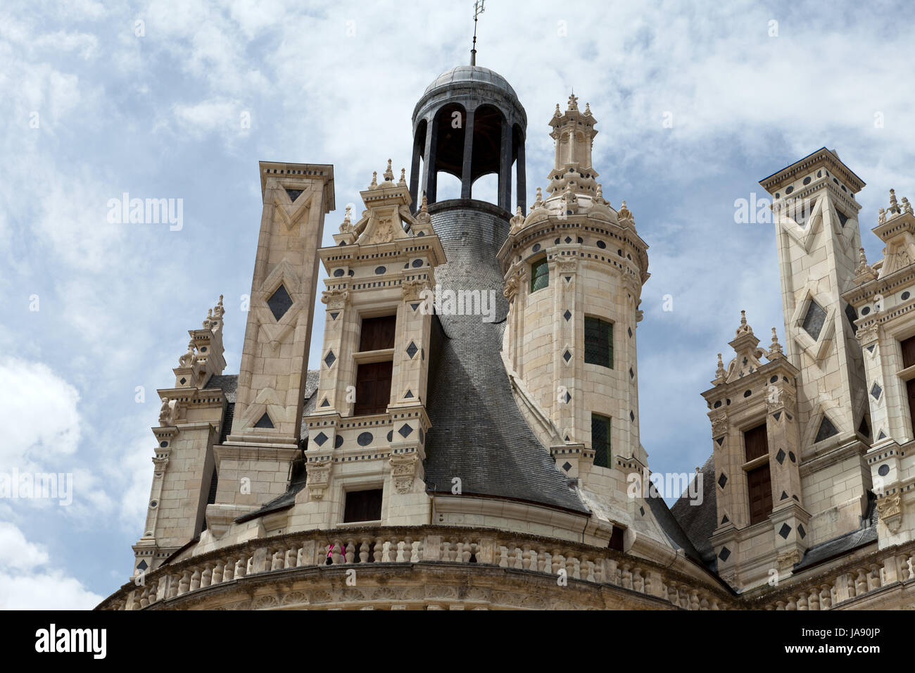 France, vallée, château, Château, tour, historique, grand, grand, énorme, Banque D'Images