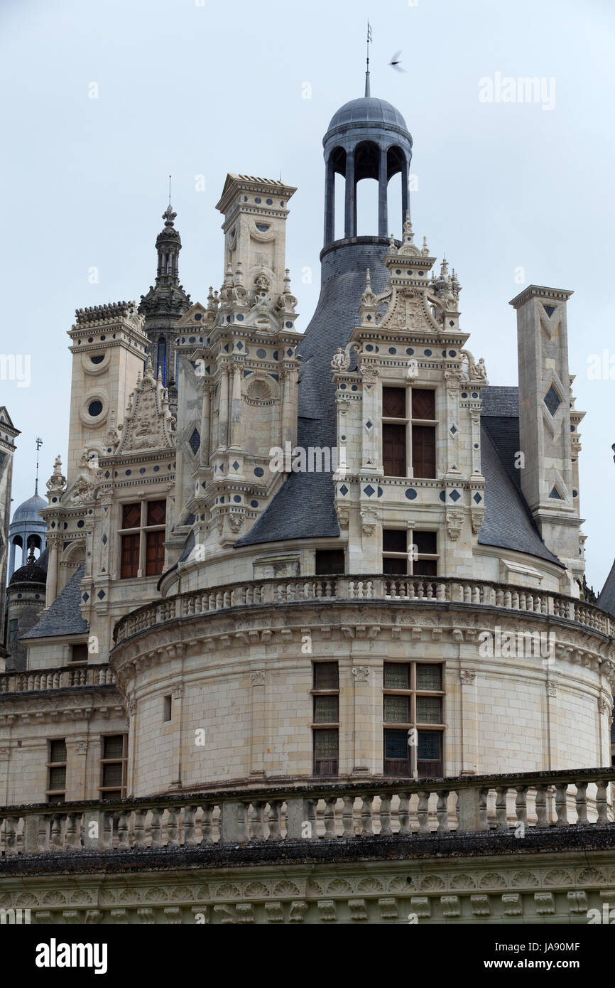 France, vallée, le style de la construction, de l'architecture, de style architectural, Banque D'Images