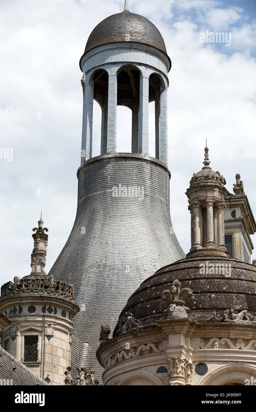 France, vallée, le style de la construction, de l'architecture, de style architectural, Banque D'Images