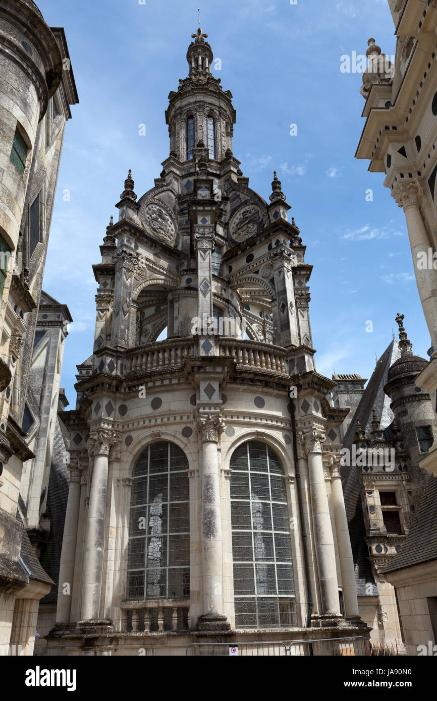 France, vallée, le style de la construction, de l'architecture, de style architectural, Banque D'Images