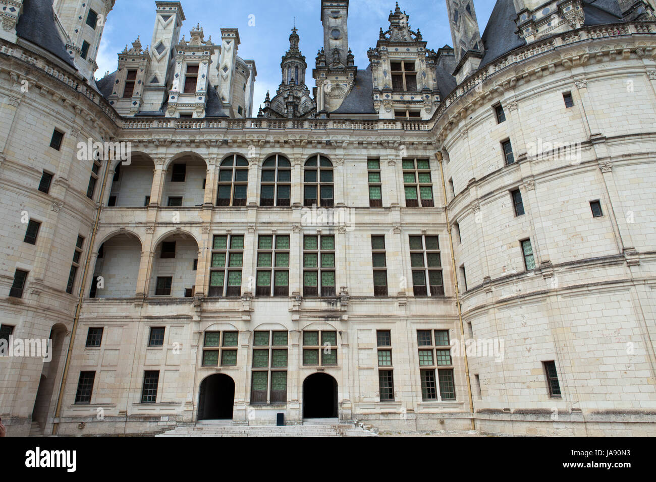 France, vallée, le style de la construction, de l'architecture, de style architectural, Banque D'Images