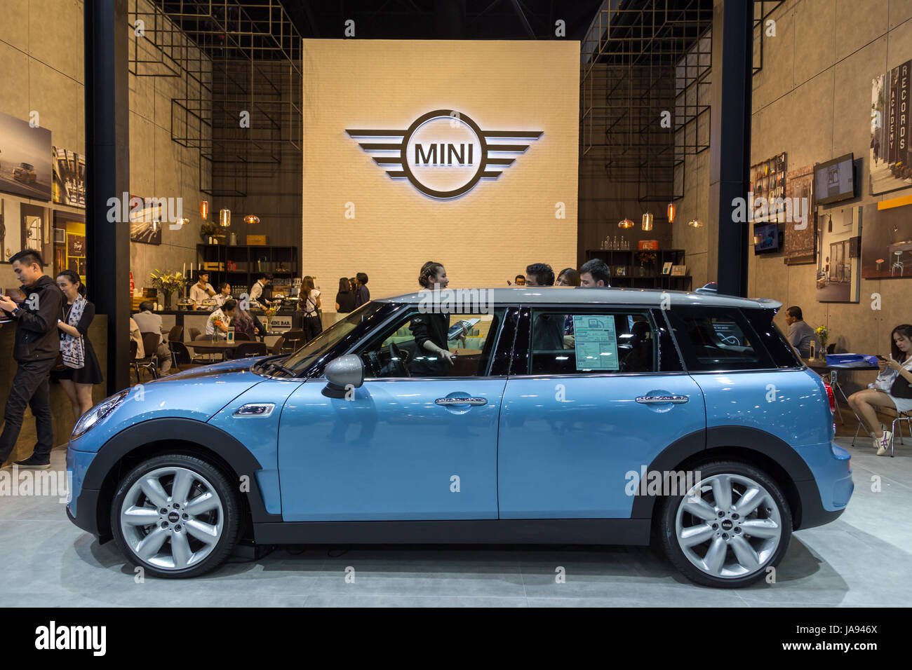 Bangkok, Thaïlande - 11 décembre 2016 : Mini voiture à Thailand International Motor Expo 2016 EXPO 2016 (MOTEUR) sur Décembre 11,2016 à Bangkok, Thaïlande Banque D'Images