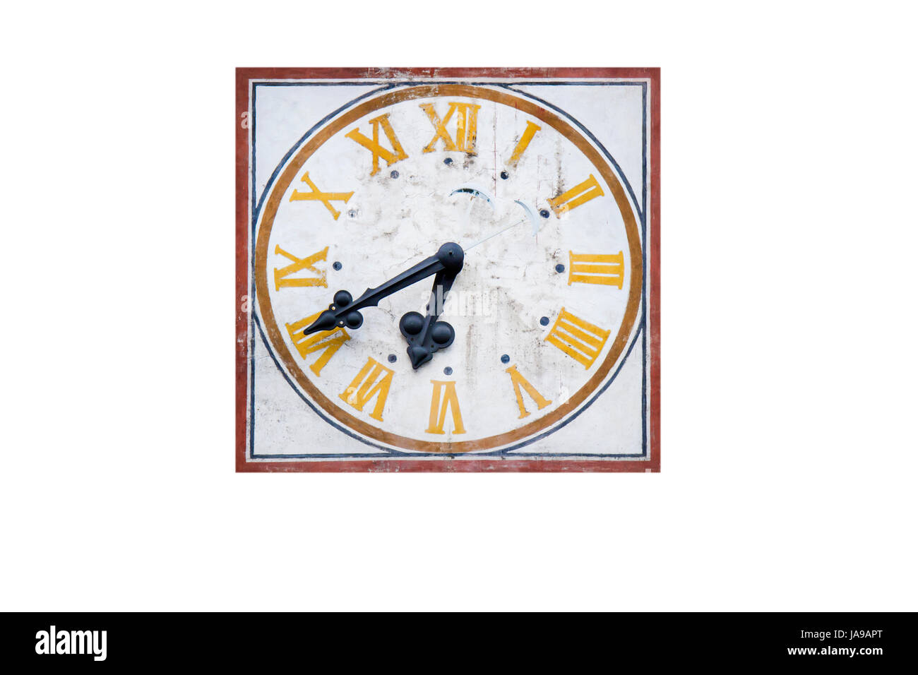 Composer un vieux clocher de l'église dans le Tyrol du sud Banque D'Images