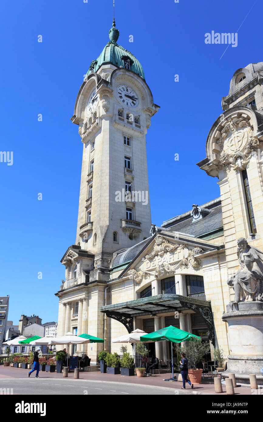 France, Haute Vienne, Limoges, la gare de Limoges Bénédictins Banque D'Images