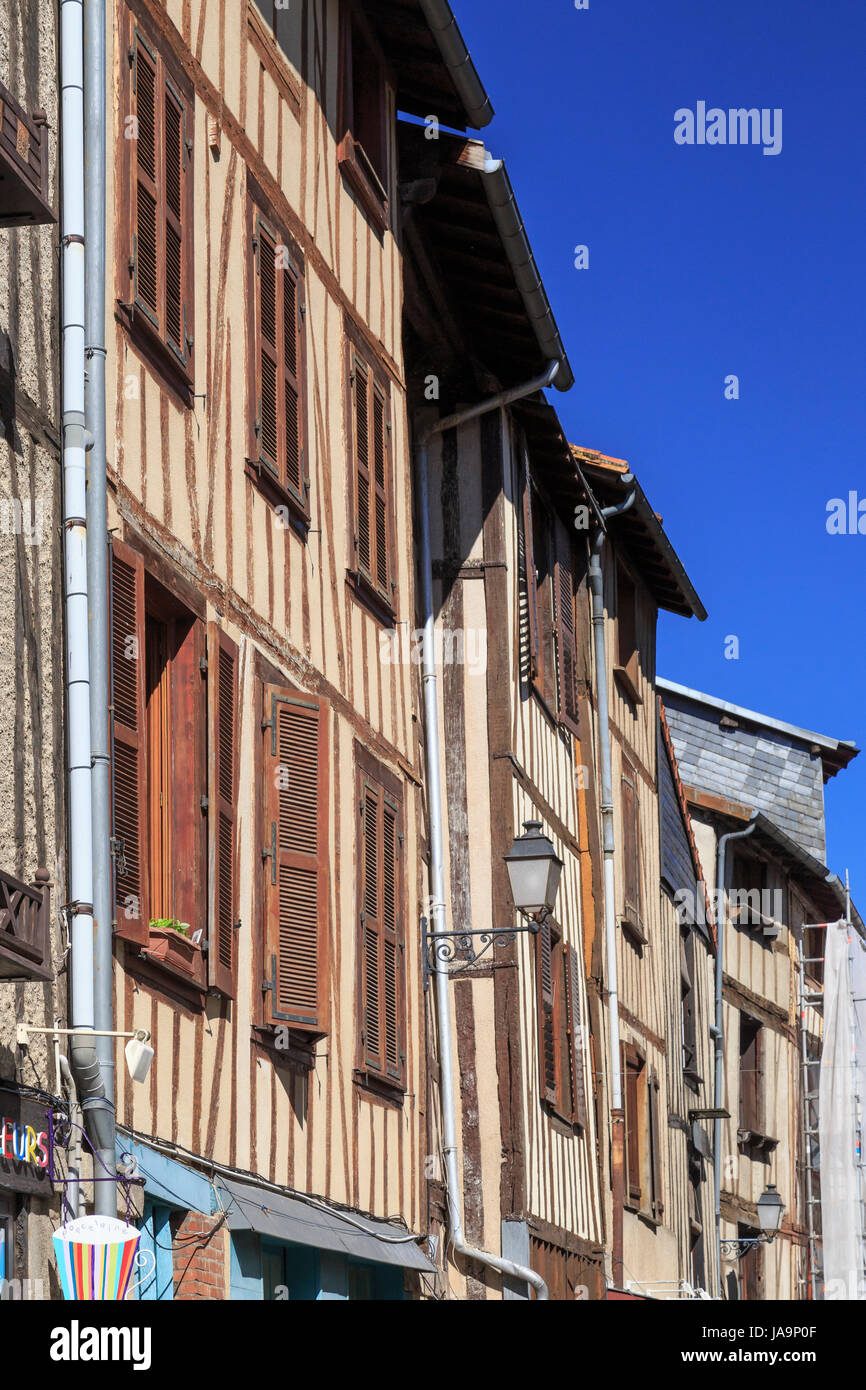 France, Haute Vienne, Limoges, Boucherie street dans le quartier Chateau Banque D'Images