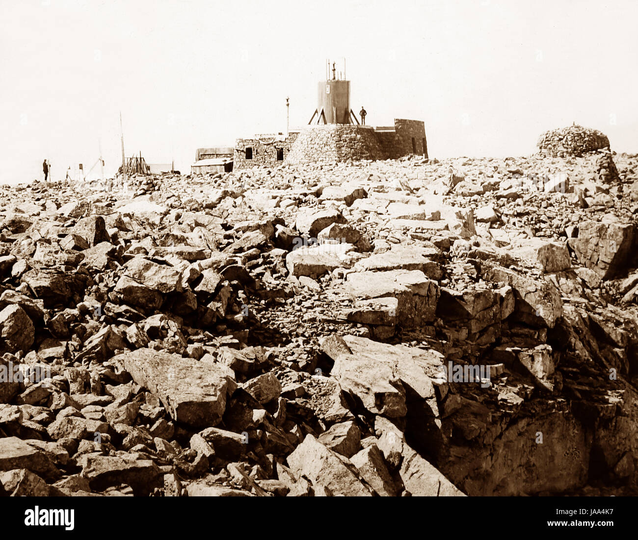 L'Observatoire de Ben Nevis - période victorienne Banque D'Images