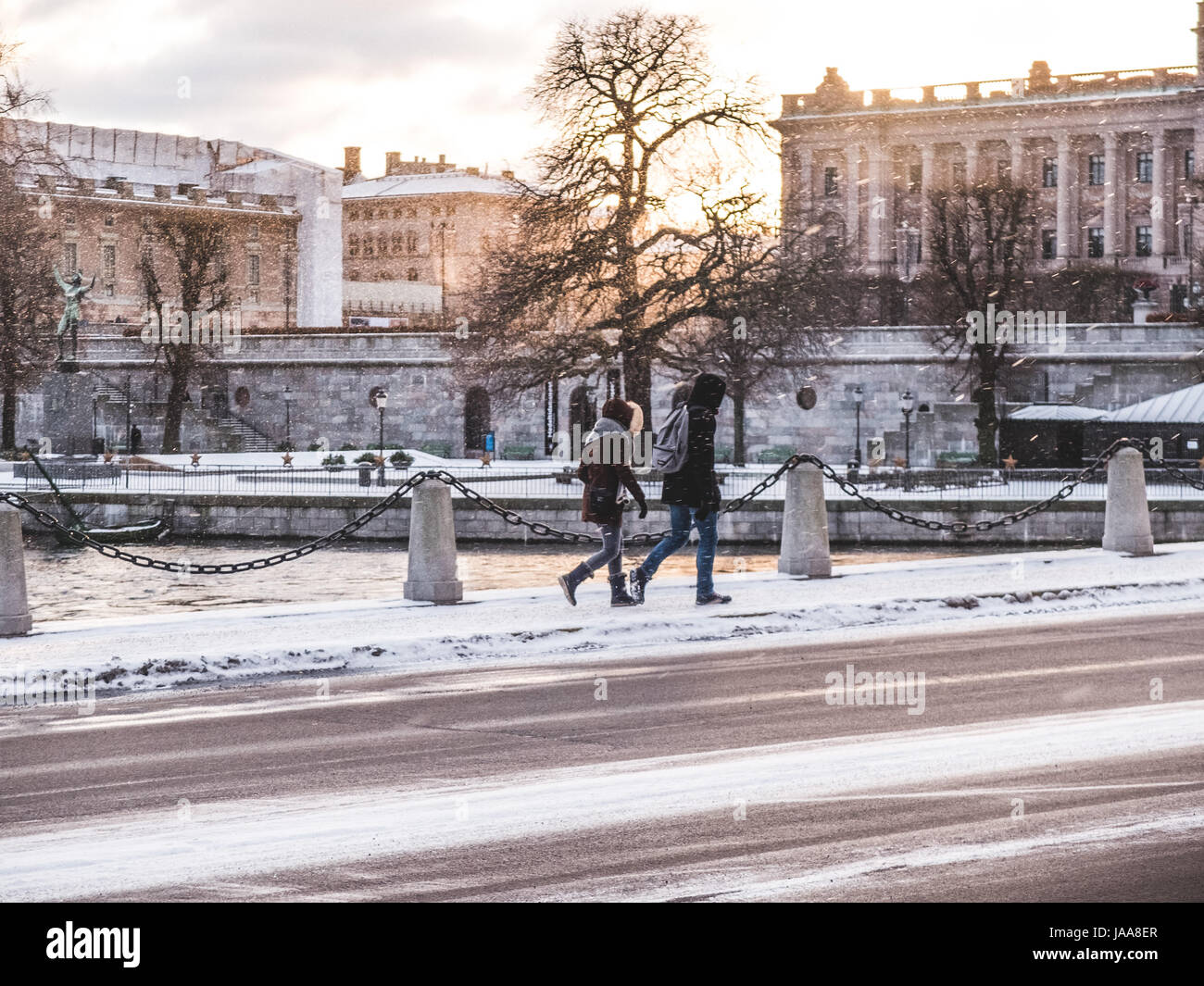La Suède, Stockholm, stoccolmasweden rues photo : Cronos/alessandro bosio Banque D'Images