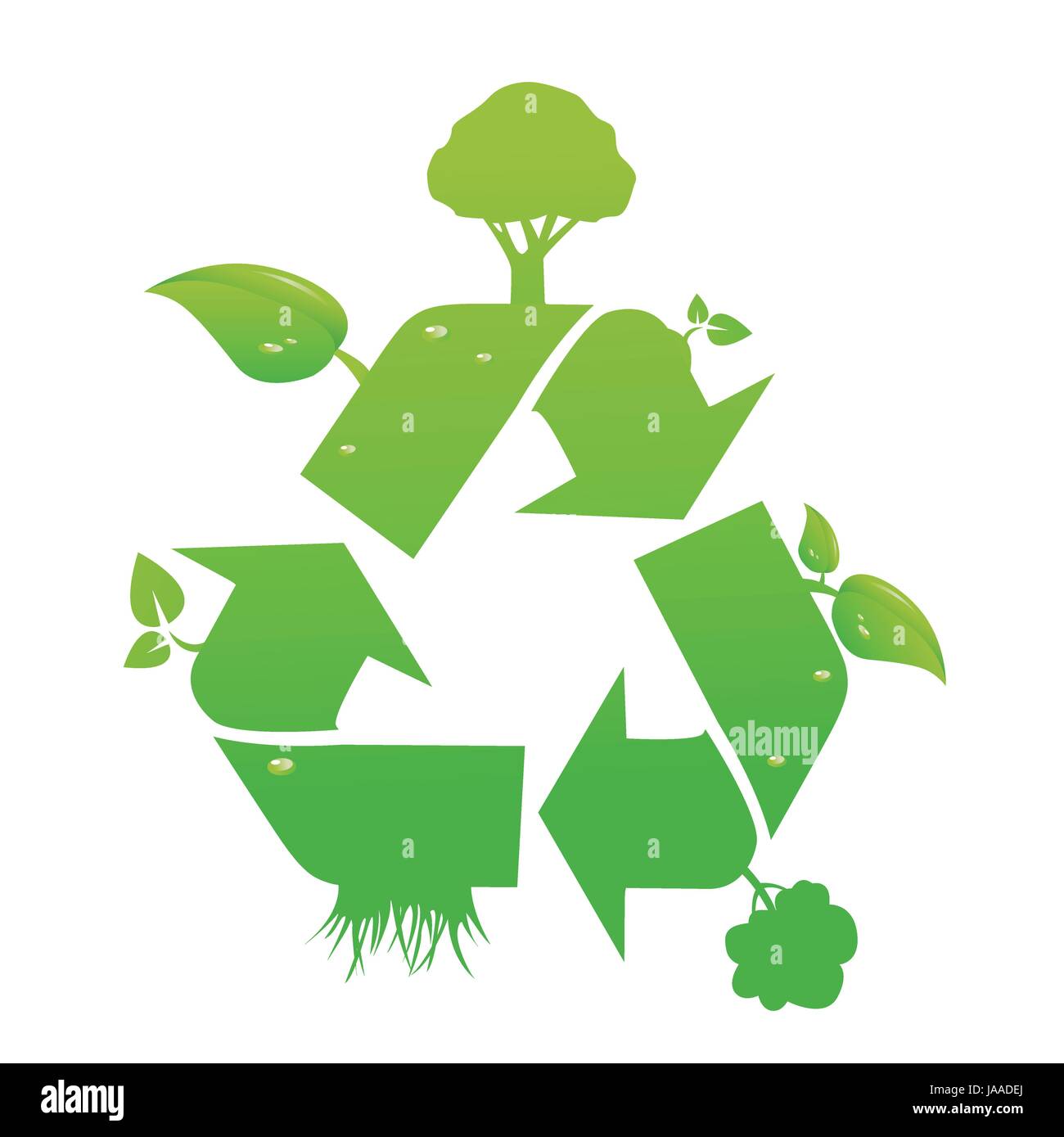 Vector recycle signs Illustration de Vecteur