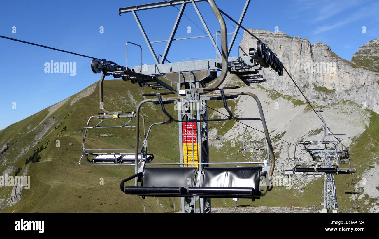 télésiège Banque D'Images