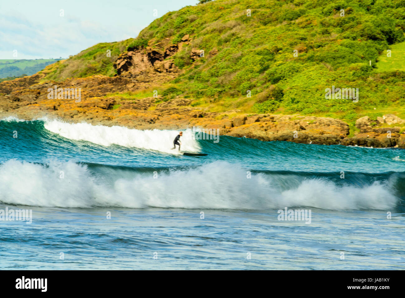 Vues de Killalea Stae arche, ferme, EN IN Banque D'Images